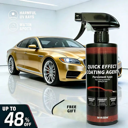 🔥3-in-1 Quick Effect Car Coating Spray ✨ High Protection Quick Coat & Ceramic Shield for Car Paint 🚗💎