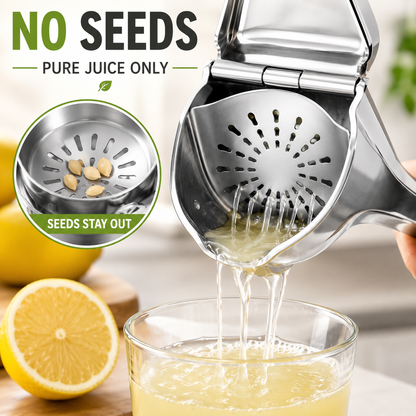 🍋 Fresh Lemon Squeezer – No Seeds, No Mess, More Juice
