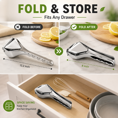 🍋 Fresh Lemon Squeezer – No Seeds, No Mess, More Juice
