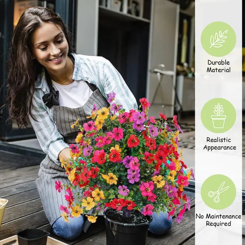 UV-Resistant Artificial Flowers – Realistic Outdoor & Indoor Floral Decor