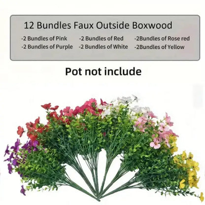UV-Resistant Artificial Flowers – Realistic Outdoor & Indoor Floral Decor