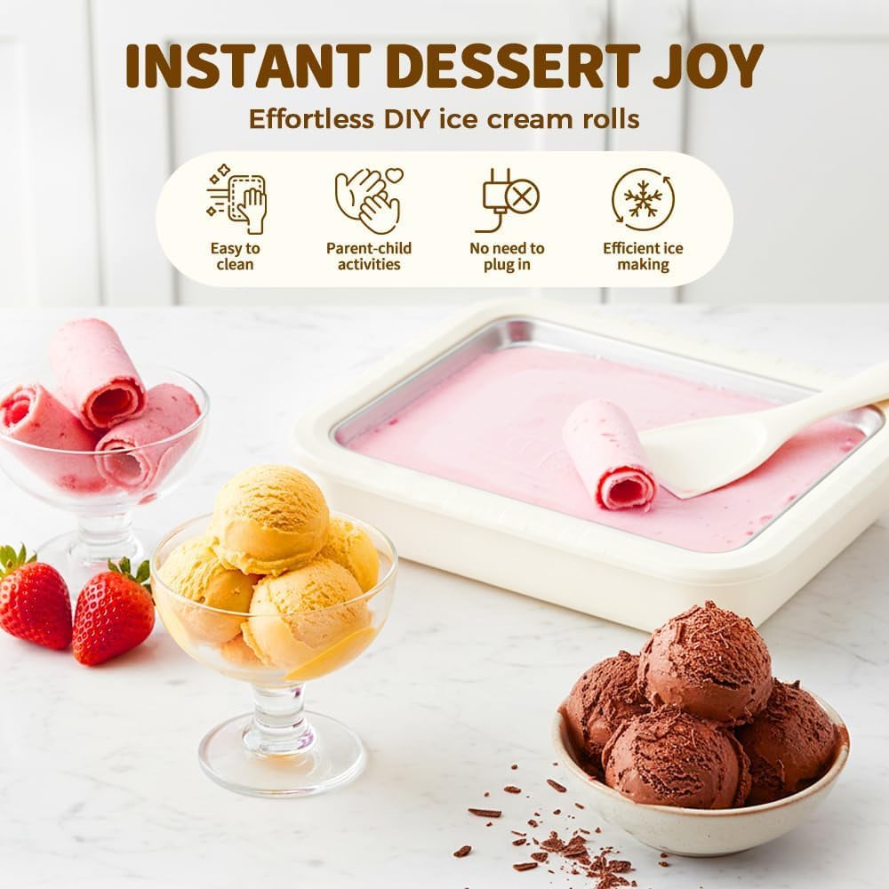FREE SHIPPING🍦 Rolled Ice Cream Maker Kit