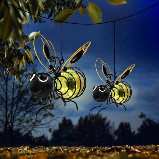 🐝 Charming Solar Bee Light – Illuminate Your Garden with a Magical Glow