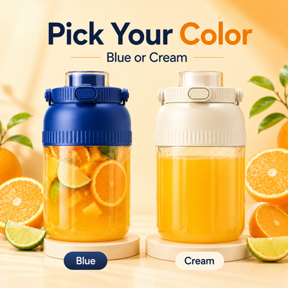 800ml Portable Electric Juicer Blender – Fresh Juice, Smoothies & Shakes Anywhere