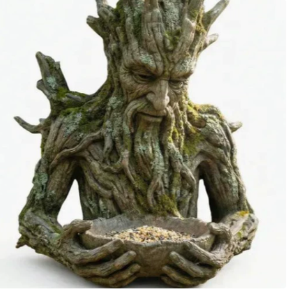 🧙‍♀️Meditating Witch Garden Bird Feeder