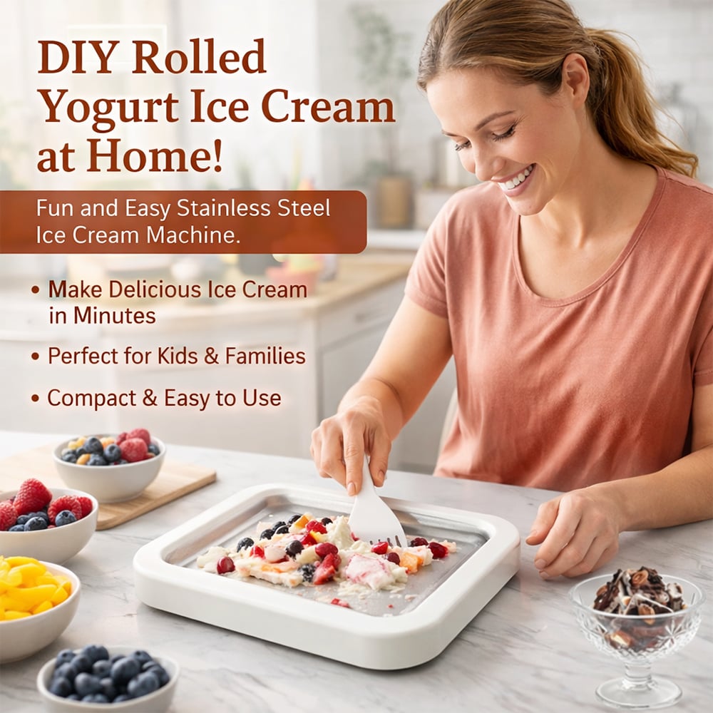 FREE SHIPPING🍦 Rolled Ice Cream Maker Kit