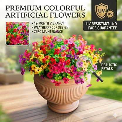 UV-Resistant Artificial Flowers – Realistic Outdoor & Indoor Floral Decor